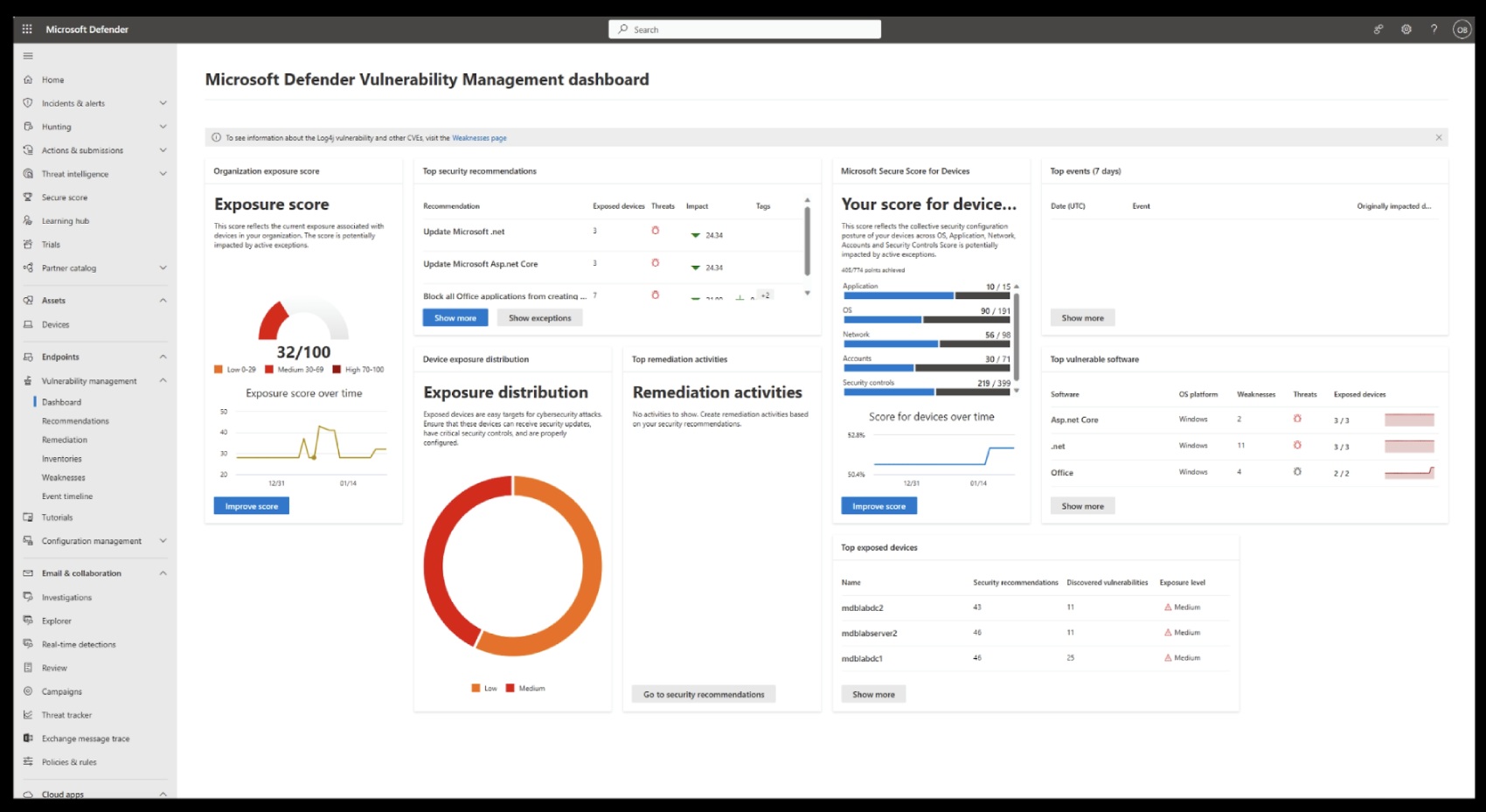 Microsoft Defender Screenshot